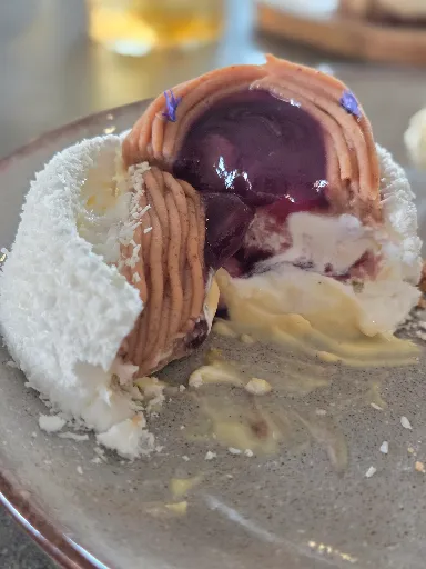 한남동 재인 디저트 사진, 몽블랑